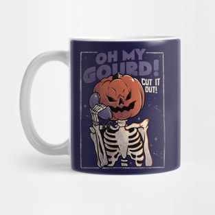 Oh My Gourd - Evil Halloween Pumpkin Skull Gift Mug